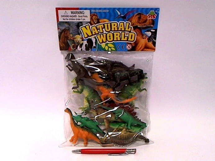 Dinozauru figūriņu komplekts 10 cm (12 gab.)