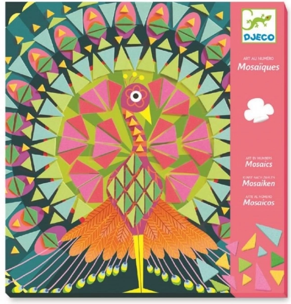 DJECO mozaīkas attēli Pāvs un Pūce