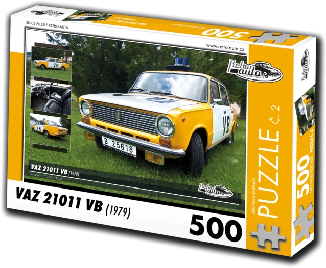 Puzle Retro auto VAZ 21011 VB 1979 500 detaļas