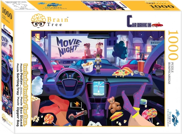 Puzzle Brain Tree At the Drive-In 1000 Pieces