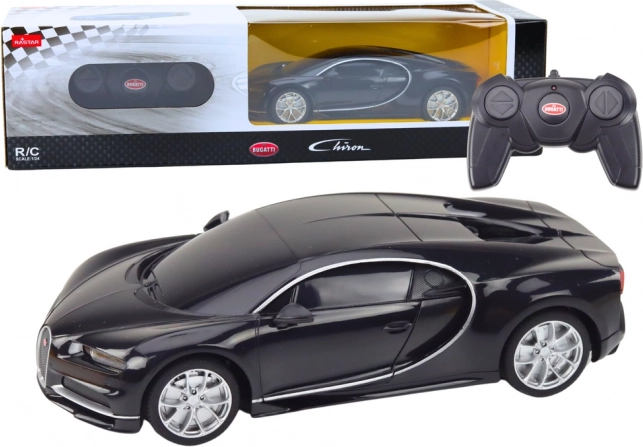 RC auto BUGATTI Chiron 1:24 melns