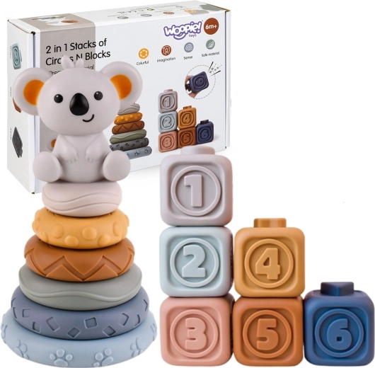 Woopie Baby Soft 3-in-1 Sensory Set with Koala