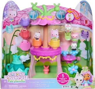 Magical Tea Party Set Gabby's Dollhouse Fairylandia with Figures and Accessories