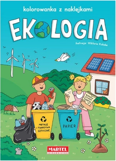 Eco-Friendly Coloring Book with Stickers