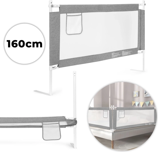 Gultas sānu aizsargbarjera bērniem ECOTOYS 160 cm