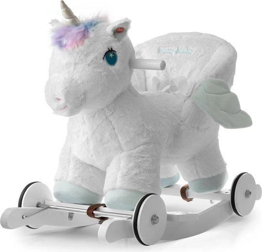 Milly Mally Polly White Rocking Unicorn