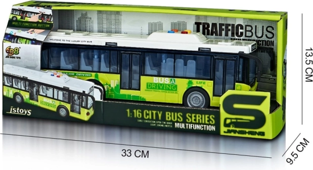 Autobuss ar gaismas un skaņas efektiem