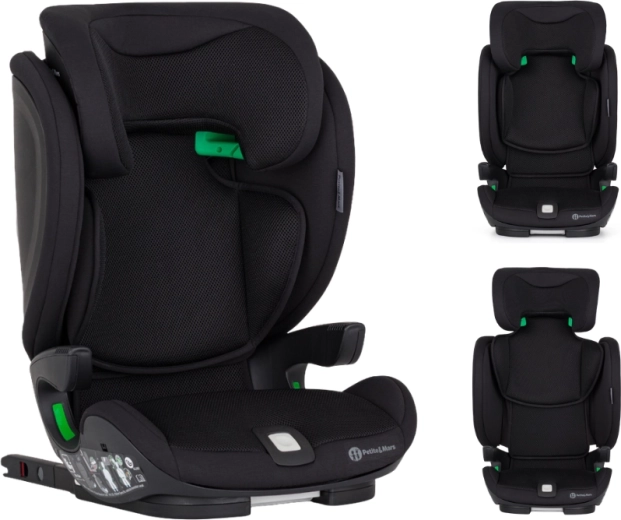 Petite&Mars autokrēsliņš Elite Fix Pro i-Size Coal black air 100–150 cm (15–36 kg)