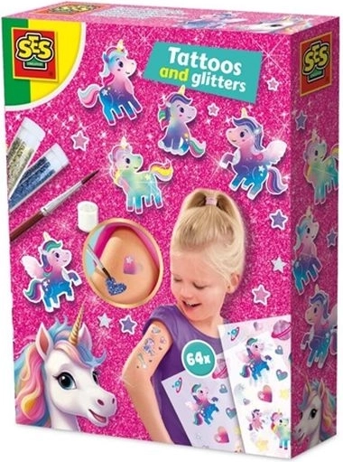 SES Creative Unicorn – Tattoos and Glitter