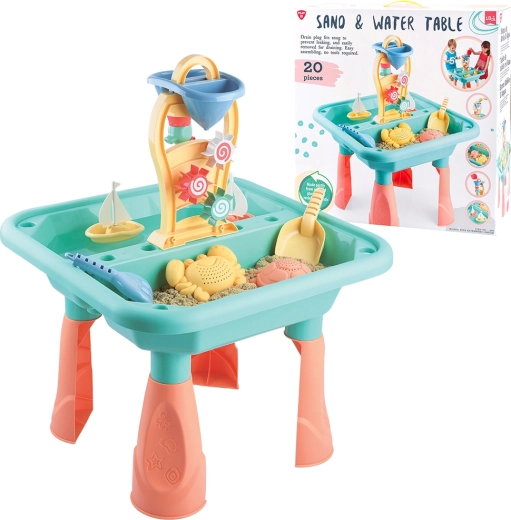 Playgo ūdens un smilšu galds – 20 daļu komplekts