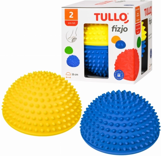Sensoro pusložu komplekts, 2 gab., dzelteni‑zili