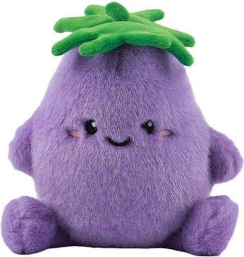 Plush toy eggplant Ellie Eggplant - 1 piece