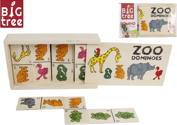 Koka domino ar dzīvniekiem Big Tree