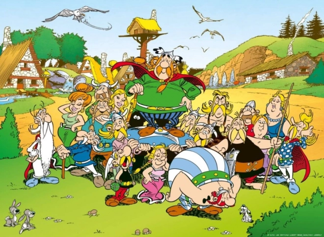 Ravensburger puzle Asterix un Obelix – ciemats, 500 gabalu