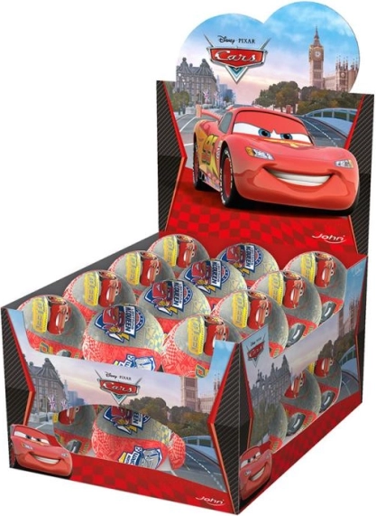 Mīksta putu bumbiņa CARS 100 mm