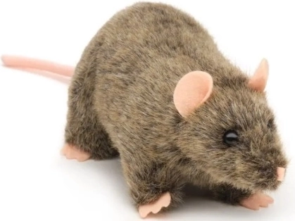 Eco-Friendly Plush Rat 17 cm