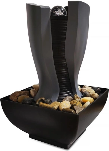 Plastic Indoor Fountain with LED Lighting