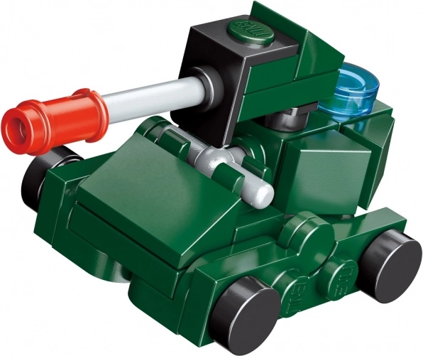 QMAN mini konstrukcijas komplekts 3-in-1 tanks