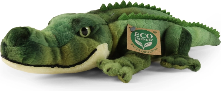 Pūkains krokodils 34 cm, eco‑friendly no Rappa