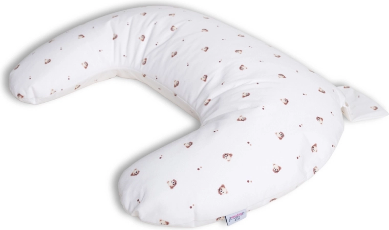 Babymatex zīdīšanas un pozicionēšanas spilvens miniRelax džersija 150 cm zvaigznītes – Lācītis