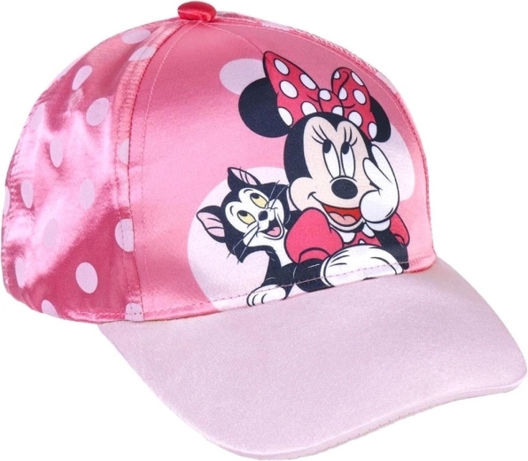 Rozā Minnie bērnu kšiltcepure