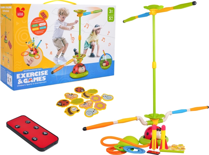 Children's Sports and Movement Game Set 5-in-1 with Ladybug
