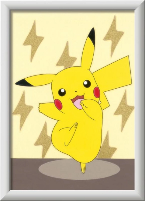 CreArt gleznošana pēc numuriem – Pokémon Pikachu