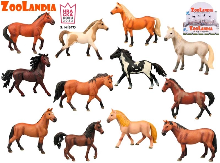 Zoolandia plastmasas zirgs 14 cm – 12 veidi