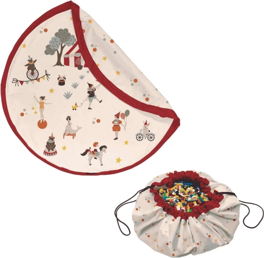 Play&Go noomad original spēļu paklājiņš un rotaļlietu maiss circus