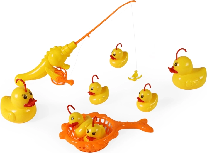 Children's Fishing Game with Ducklings