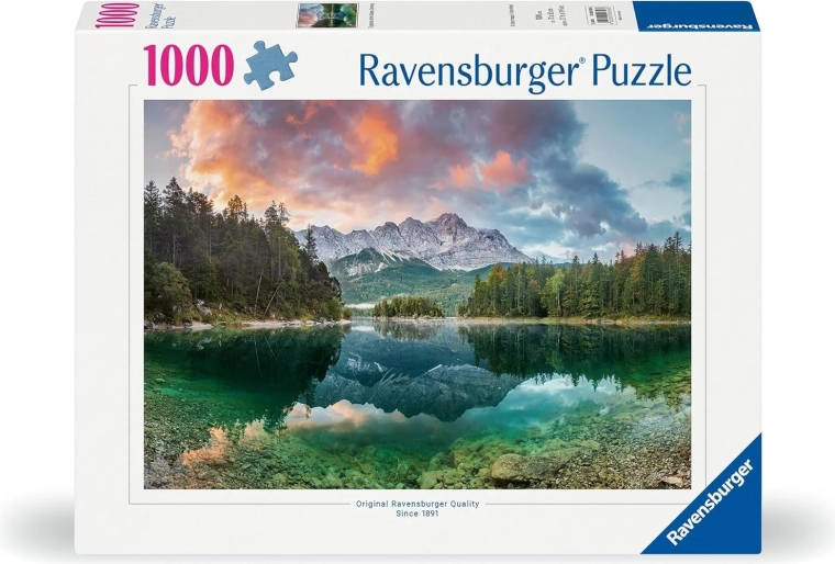 Ravensburger puzzle Zugspitze and Lake Eibsee 1000 pieces