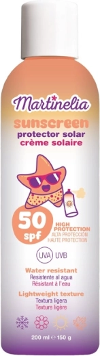 Bērnu saules aizsargsprejs Martinelia SPF 50, ūdensizturīgs 200 ml - 1 gabals