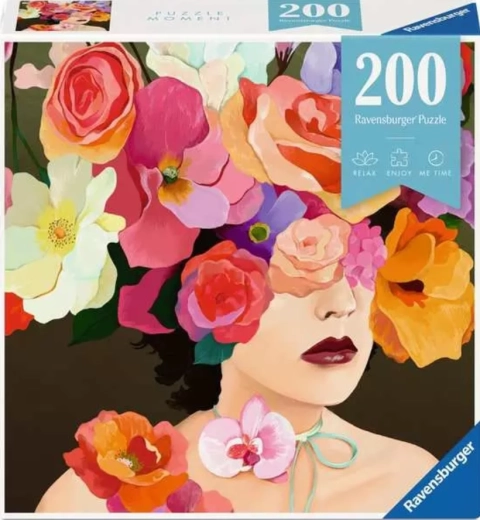 Ravensburger Puzzle Moment rozes zieda 200 detaļas