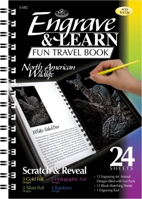 ROYAL & LANGNICKEL skrāpējamais bloks – Ziemeļamerikas savvaļas dzīvnieki