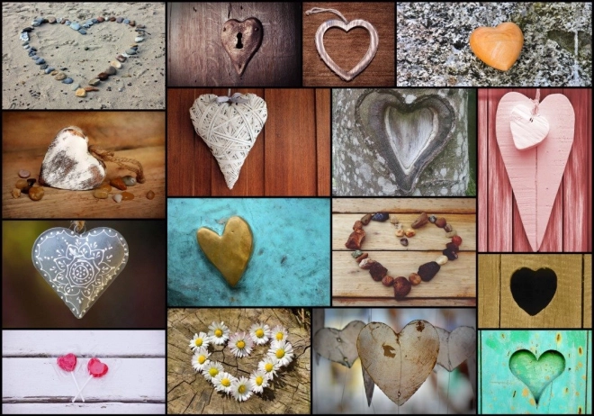 Collage Puzzle: Love 1000 Pieces