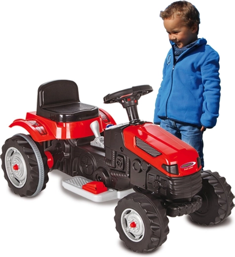 Jamara bērnu elektriskais traktors Strong Bull sarkans 6V