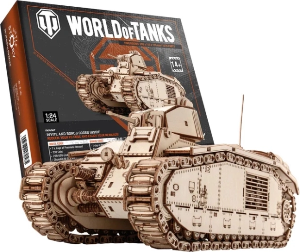 Little Story 3D Wooden Puzzle World of Tanks Char B1