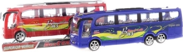 Plastmasas autobuss ar inerces piedziņu