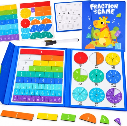 Magnetic Fraction Learning Set for Children
