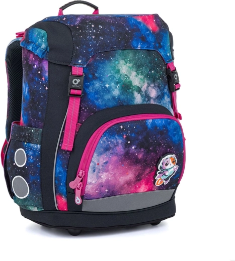 Lightweight Topgal KIRA school satchel with a space theme