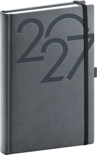 Notique Ajax daily planner 2027, gold, 15 × 21 cm