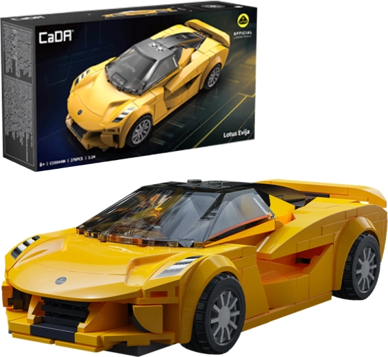 CaDA sporta automobiļa Lotus Evija konstruktors mērogā 1:24, 276 detaļas