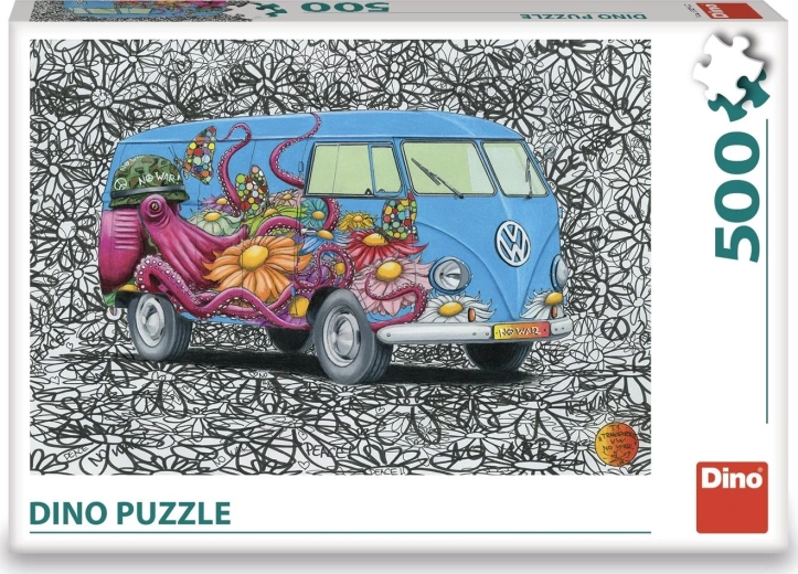 Dino Puzzle Hippies Volkswagen 500 pieces