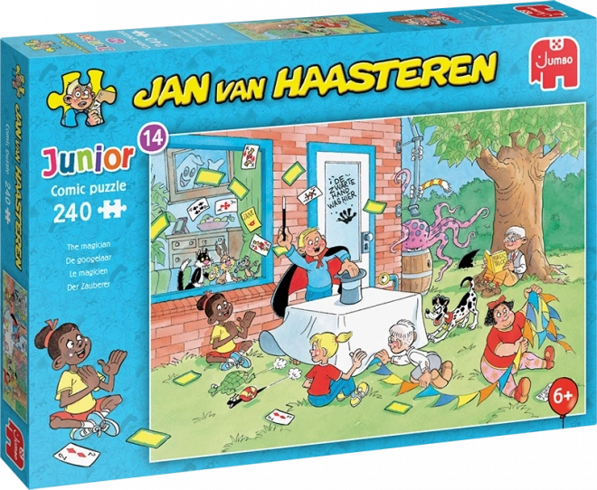 PUZZLE JUMBO Jan van Haasteren Junior: Burvju mākslinieks, 240 gabaliņu