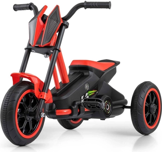 Bērnu pedāļu motokāra Milly Mally Rider sarkana