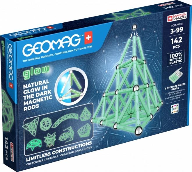 Geomag Glow konstruktors 142 detaļas
