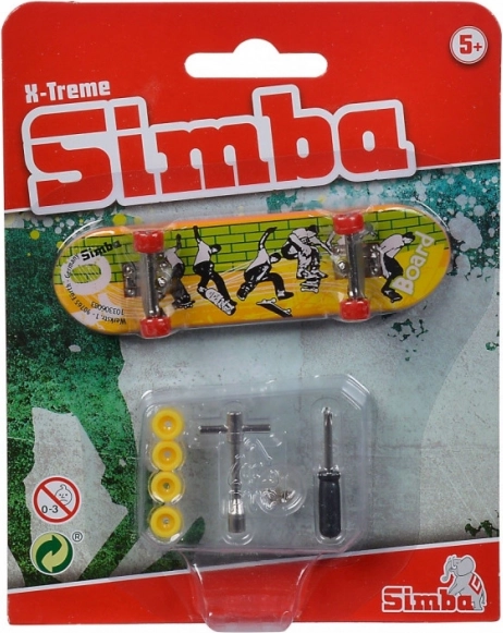 Pirkstu fingerbords X‑TREME no SIMBA – 6 dizainu mikss