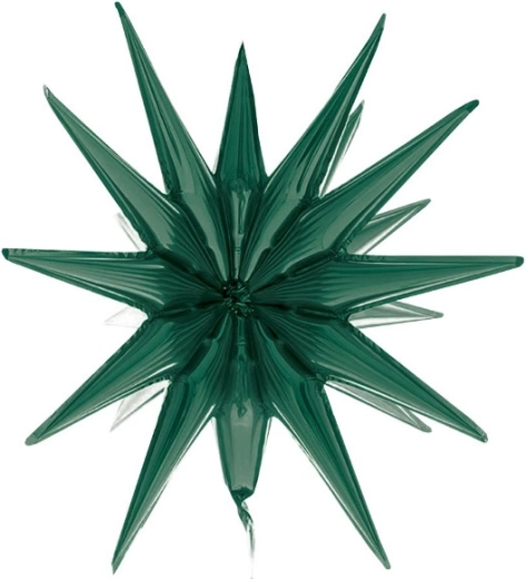 Folijas 3D balons zvaigznes formā – pudeles zaļš 50 cm