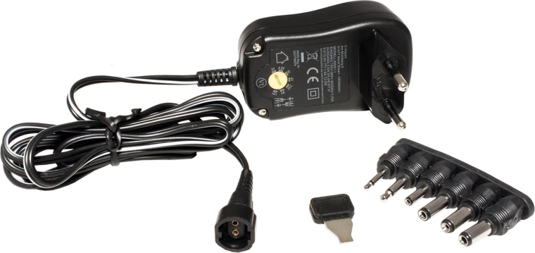 Universāls barošanas avots 3–12 V 1000 mA