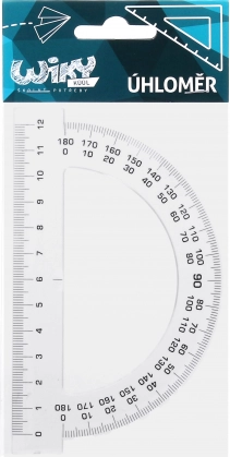 Caurspīdīgs transportieris 12 cm TOTO